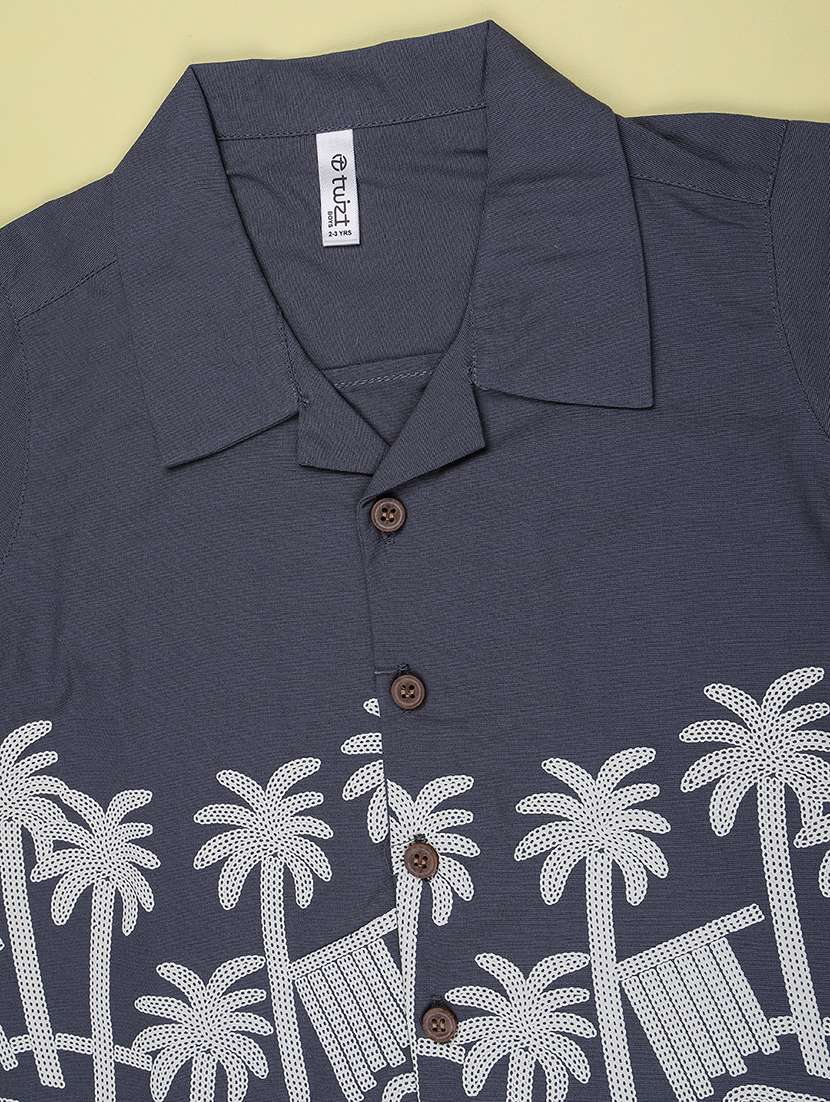 Boys Printed Short Sleeves Regular Shirt - 22665903 -  Standard Image - 3