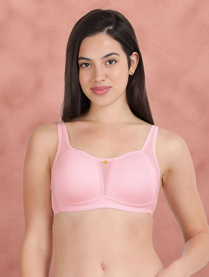 women solid full coverage regular bra