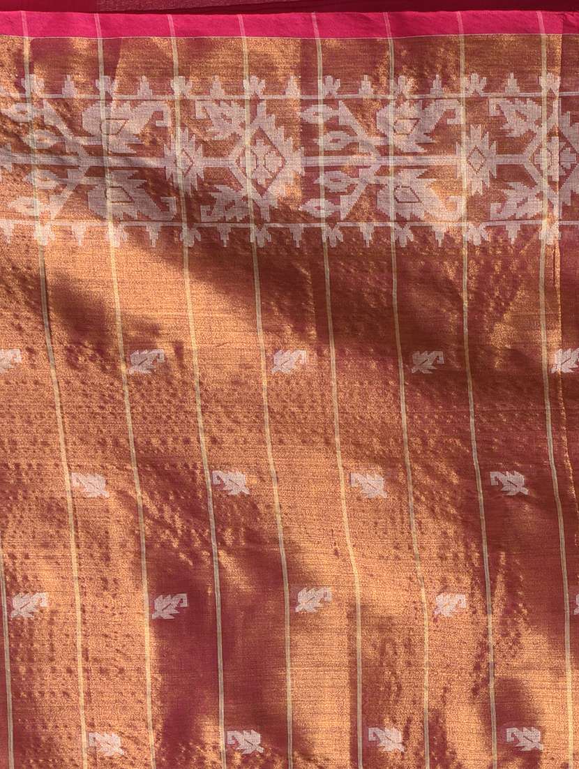 women self design handloom saree with blouse - 22687021 -  Standard Image - 3