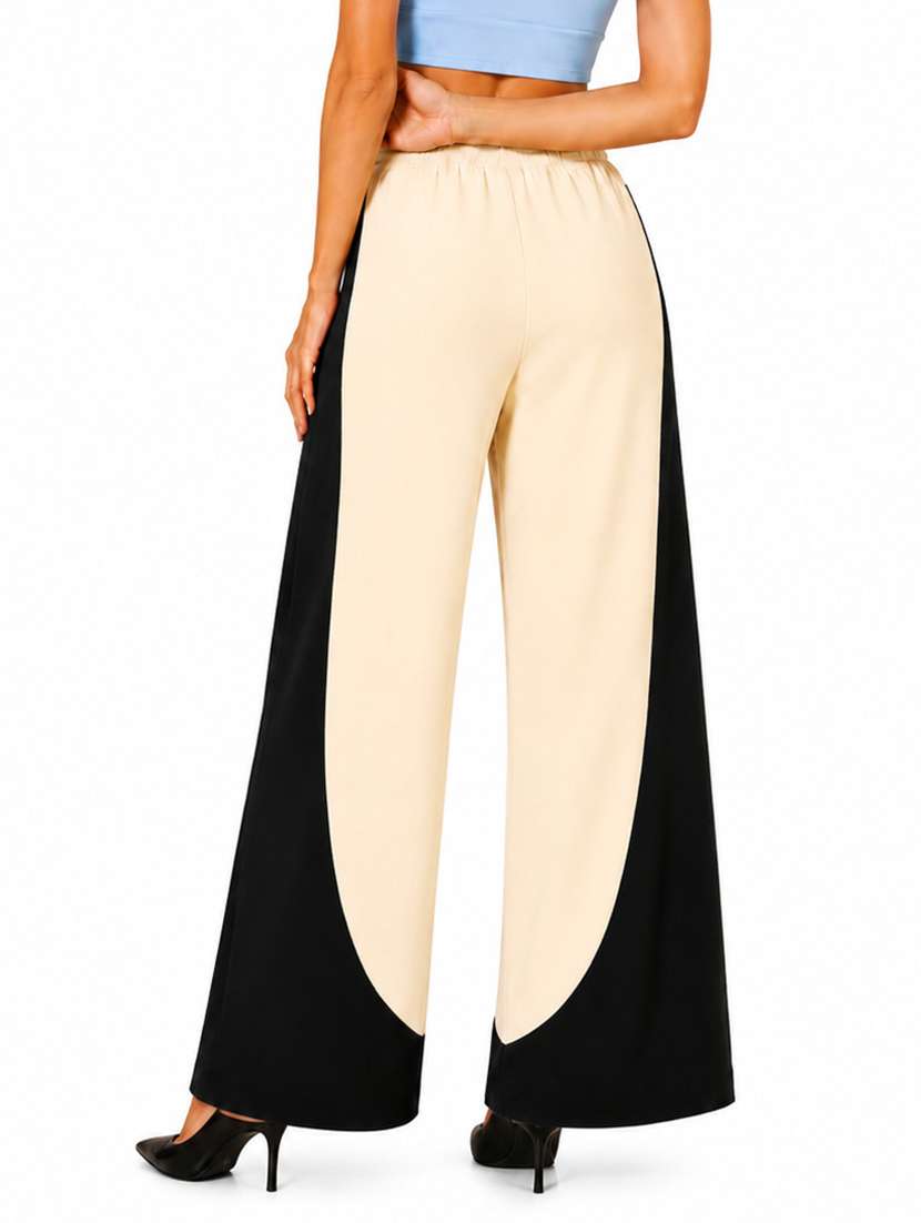 Women Colourblocked High Rise Regular Track Pant - 22687025 -  Standard Image - 3