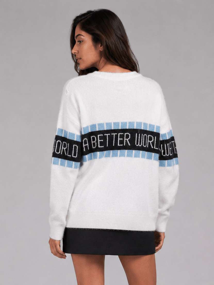Women Self Design Long Sleeves Regular Fit Pullover - 22687383 -  Standard Image - 3