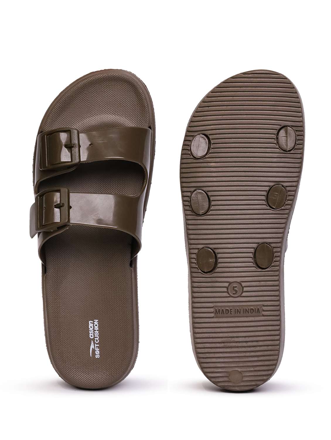 Women Solid Slip On Slider - 22687718 -  Standard Image - 5