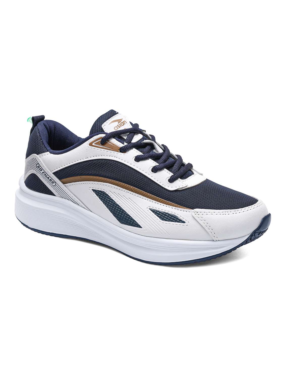 men textured lace up sports shoes