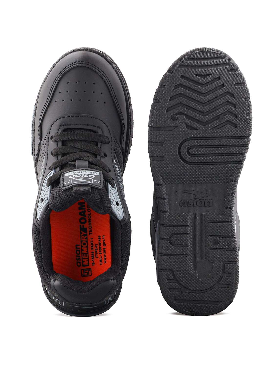 Boys Textured Lace Up Sneaker - 22687740 -  Standard Image - 5