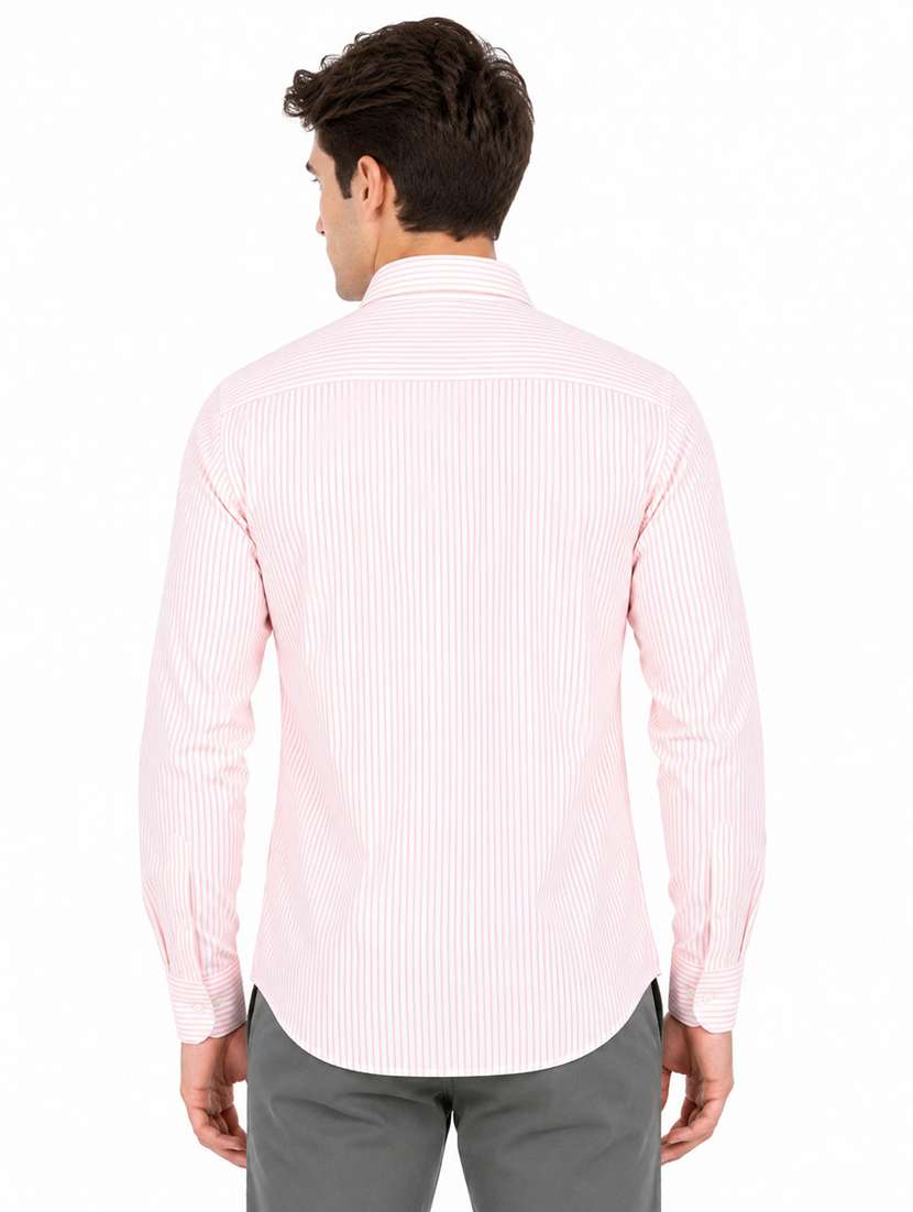 Men Striped Long Sleeves Regular Fit Shirt - 22688404 -  Standard Image - 3