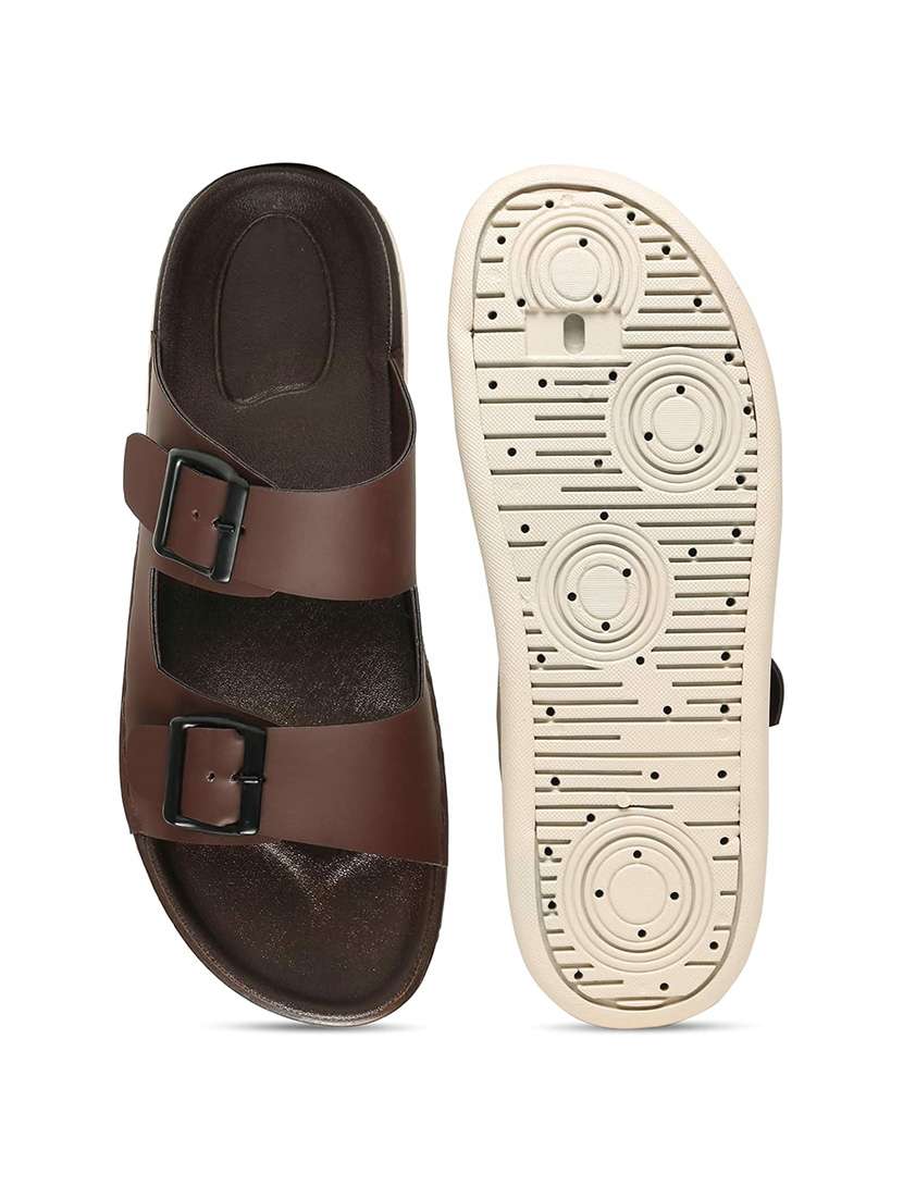Men Solid Slip On Sandal - 22688473 -  Standard Image - 5