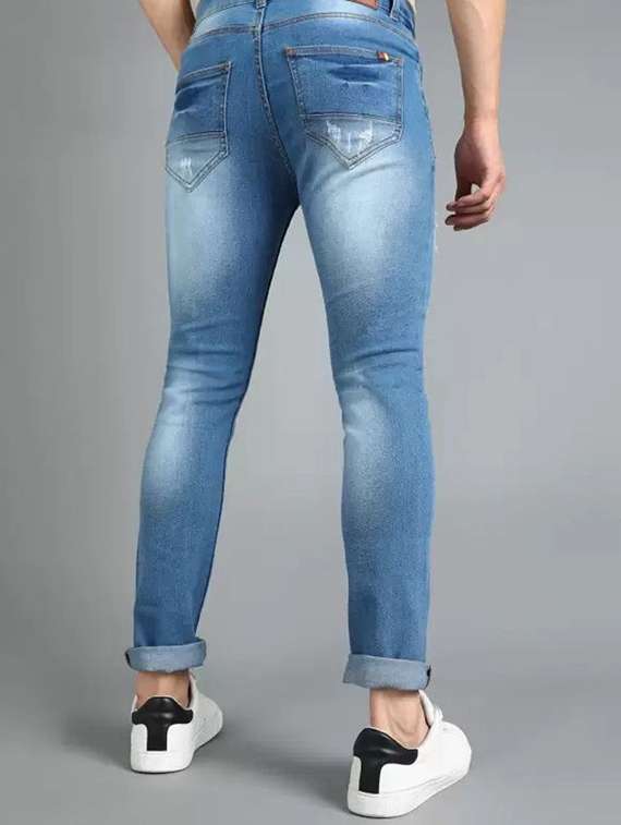 Men Distressed Mid Rise Slim Fit Jeans - 22689932 -  Standard Image - 3