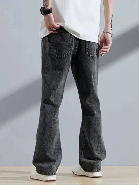 Men Washed Mid Rise Full Length Relaxed Fit Jeans - 22690577 -  Standard Image - 3
