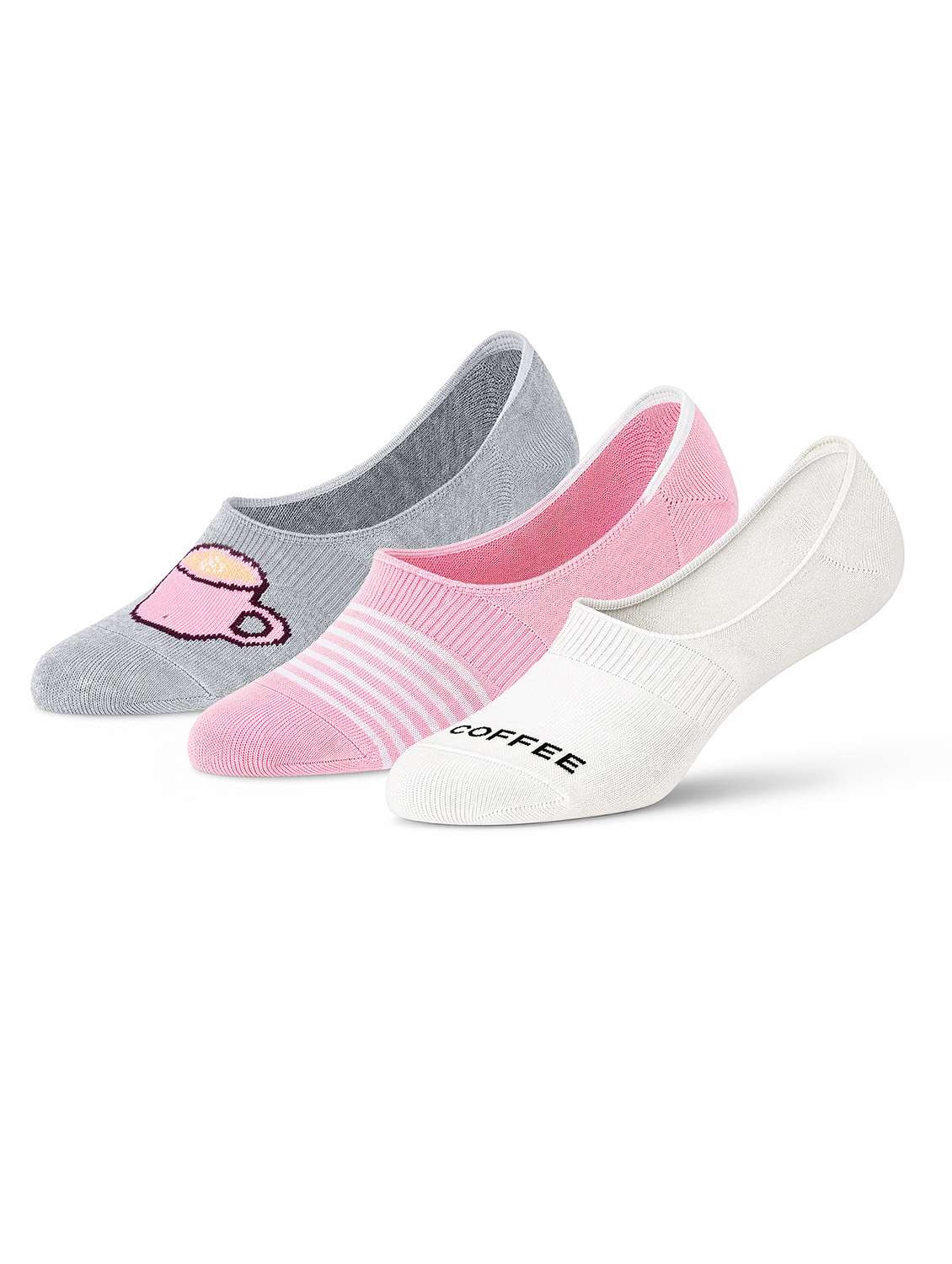louis stitch pack of 3 cotton no show socks