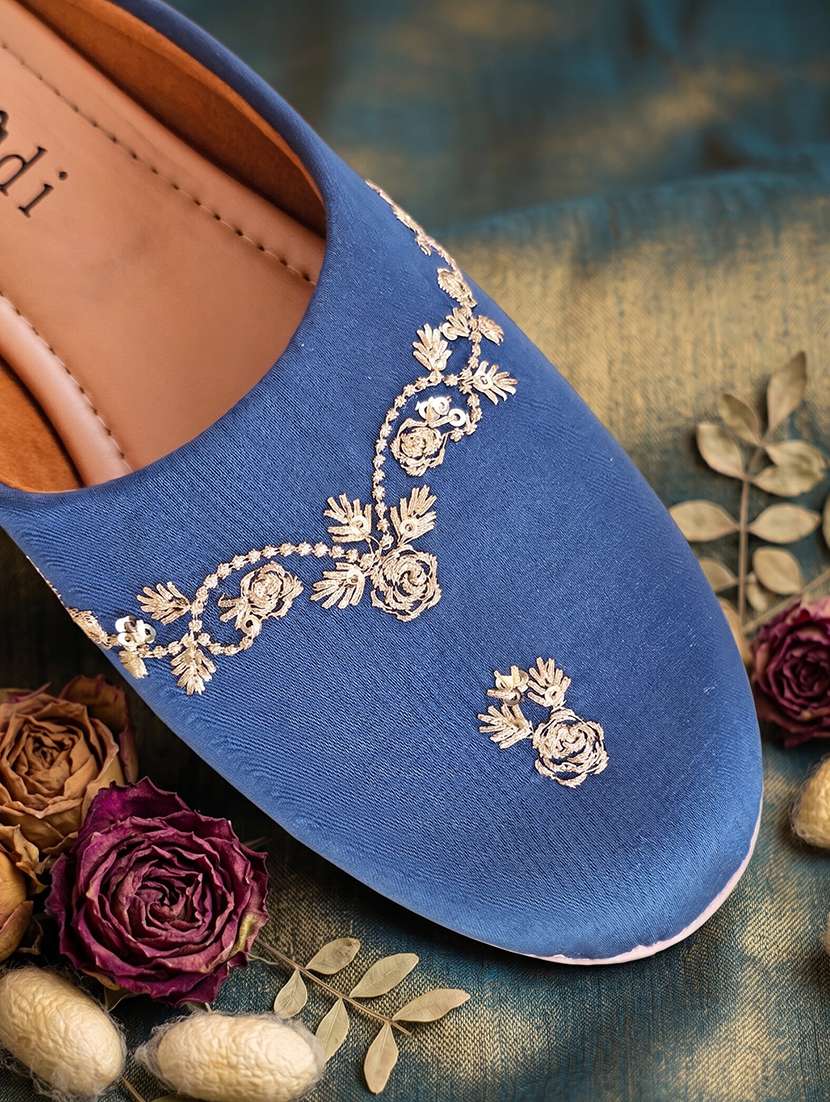 Women Embroidered Slip On Mules - 22692953 -  Standard Image - 5