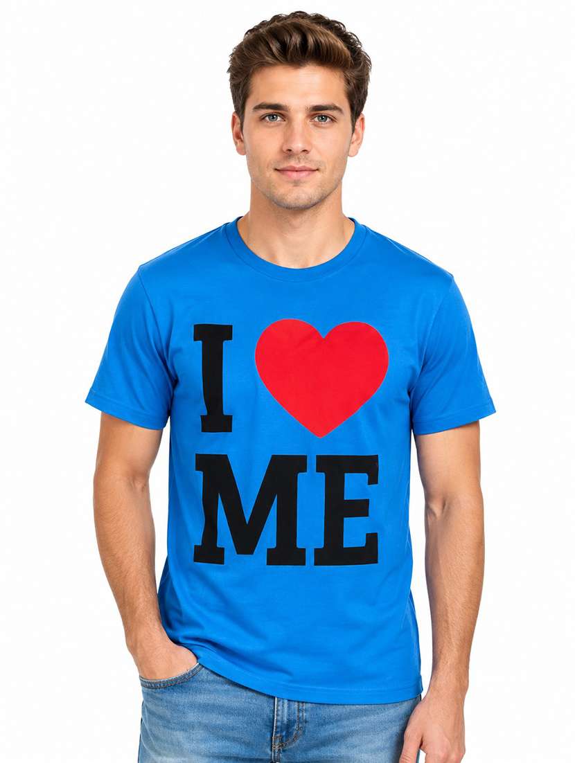 men printed short sleeve regular fit t-shirt
