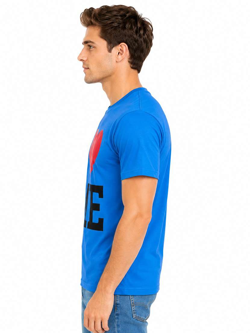 Men Printed Short Sleeve Regular Fit T-shirt - 22692957 -  Standard Image - 3