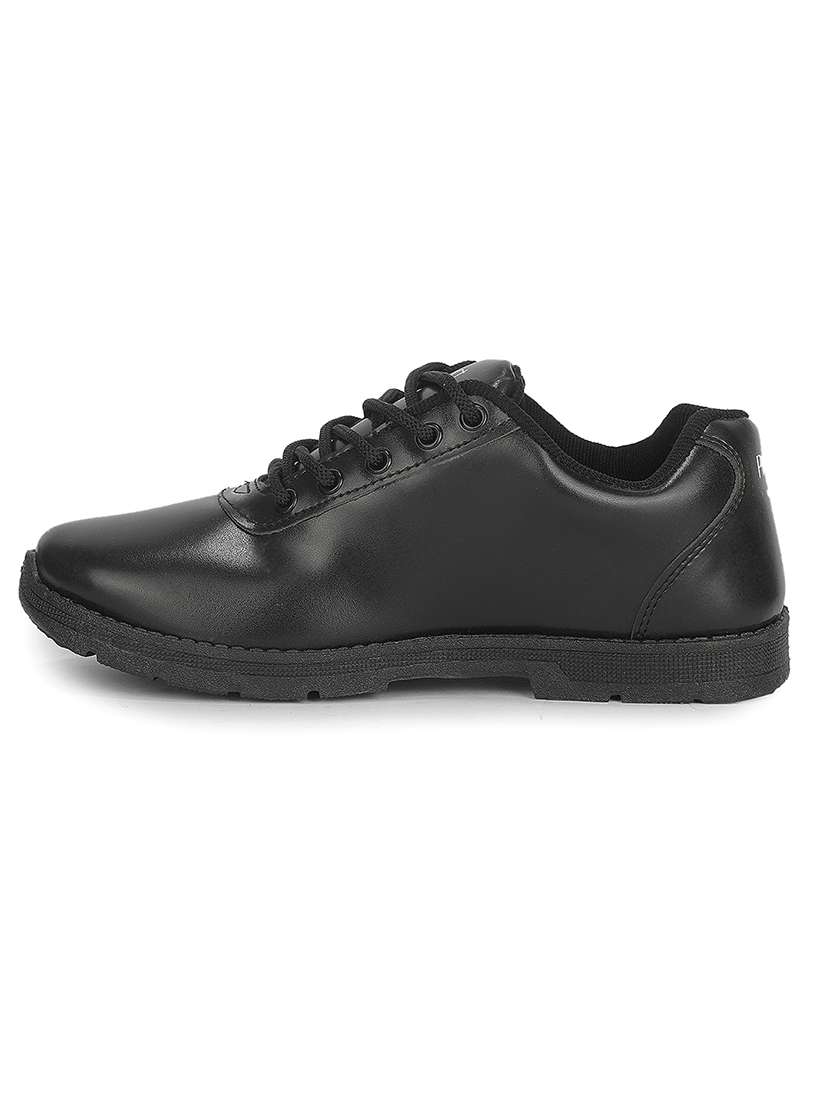 Boys Solid Lace Up Formal Shoes - 22694806 -  Standard Image - 3