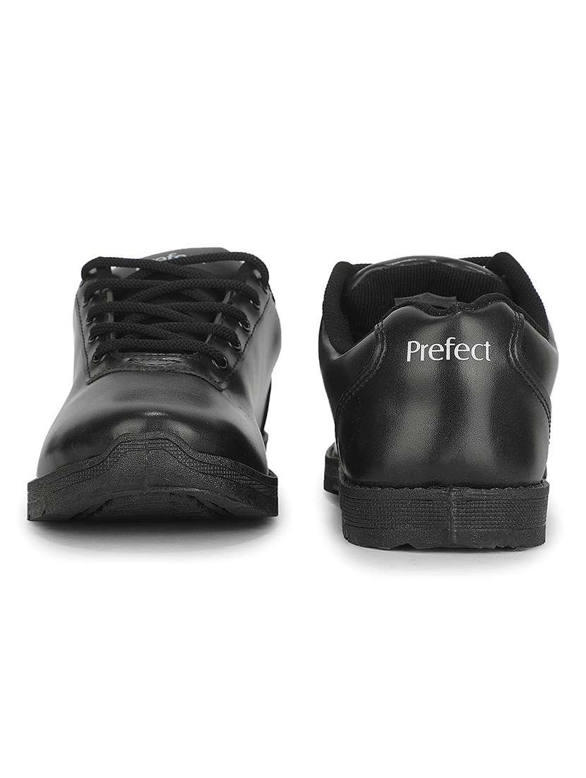 Boys Solid Lace Up Formal Shoes - 22694806 -  Standard Image - 5
