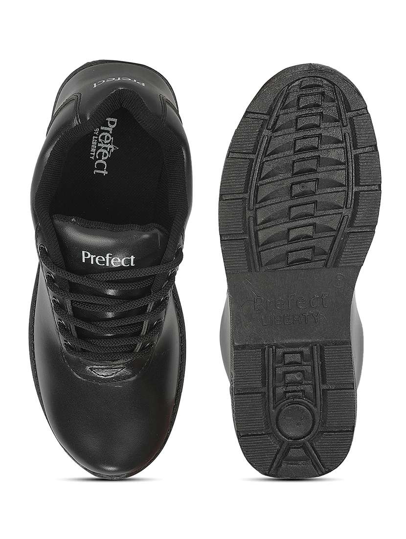 Boys Solid Lace Up Formal Shoes - 22694806 -  Standard Image - 8