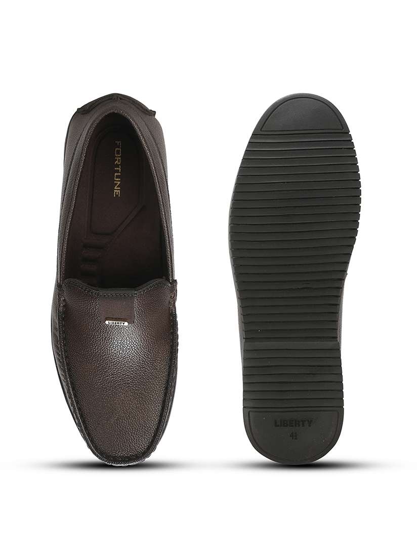 Men Brown Slip On Loafer - 22694852 -  Standard Image - 8