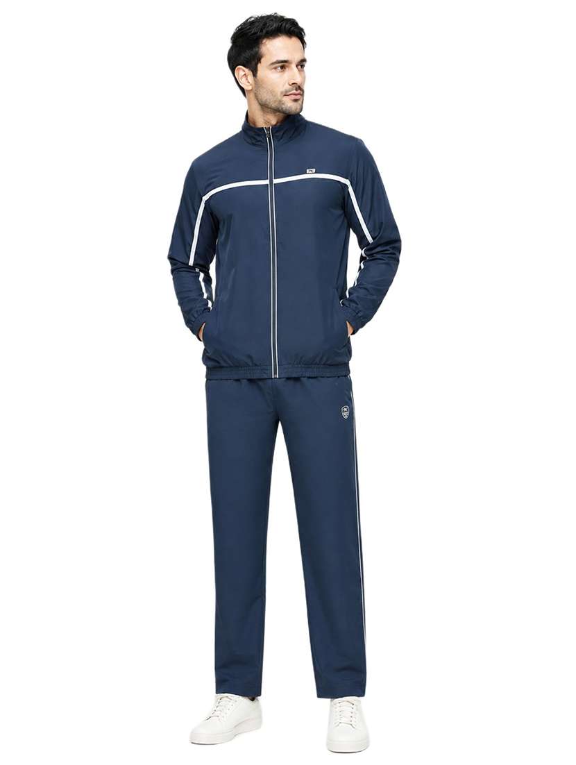 Men Side Taped Mid Rise Full Length Track Pant - 22696426 -  Standard Image - 3