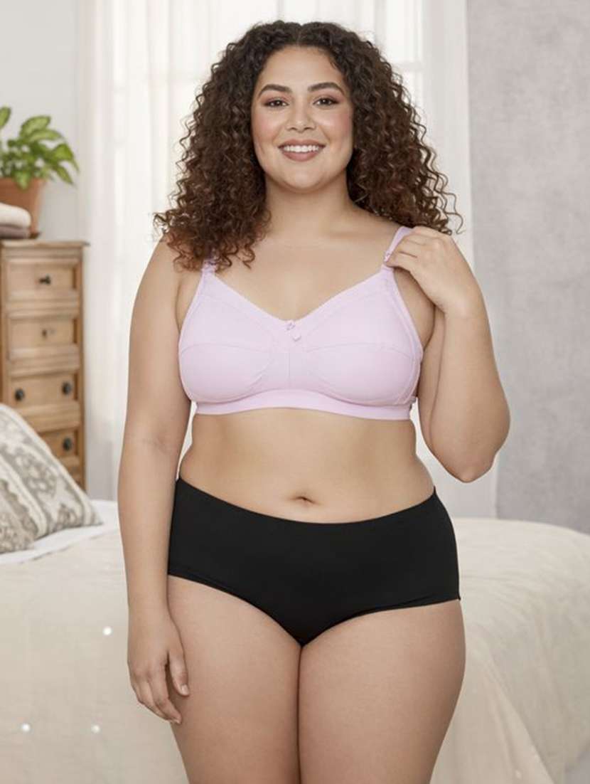 Women Pack Of 2 Solid Full Coverage Regular Bra - 22696787 -  Standard Image - 5