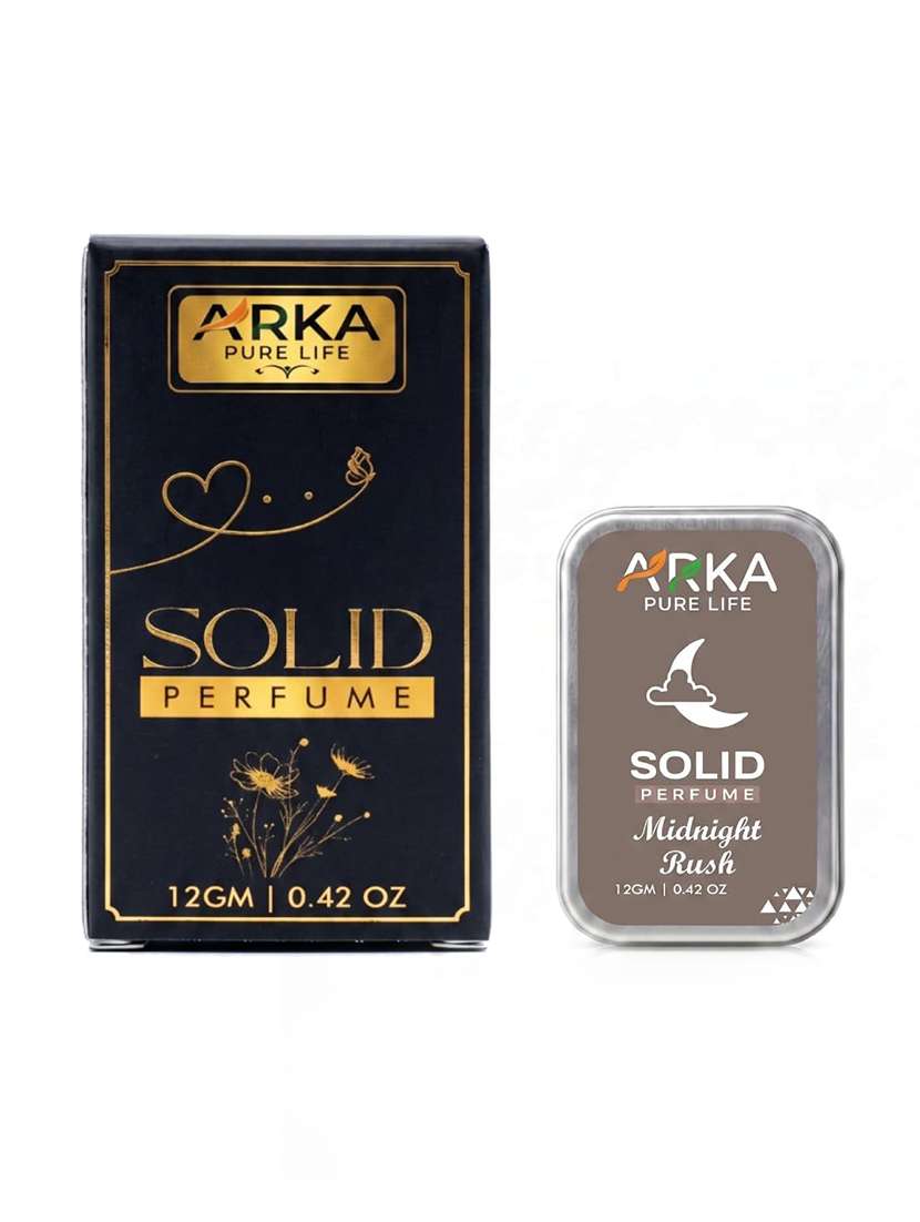 arka pure life premium midnight rush solid perfume