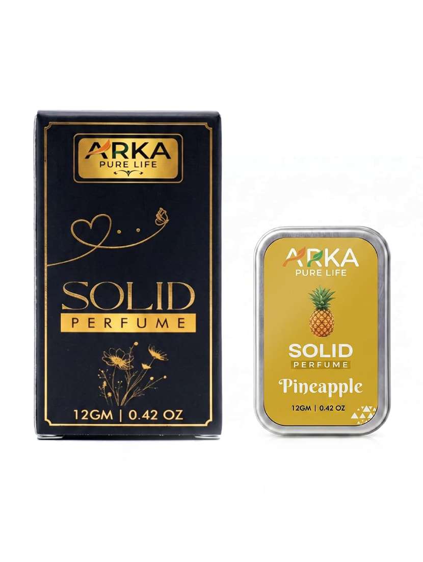 arka pure life premium pineapple solid perfume