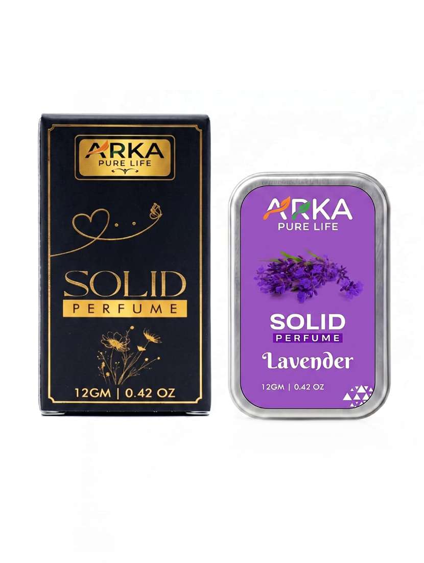 arka pure life premium lavender solid perfume