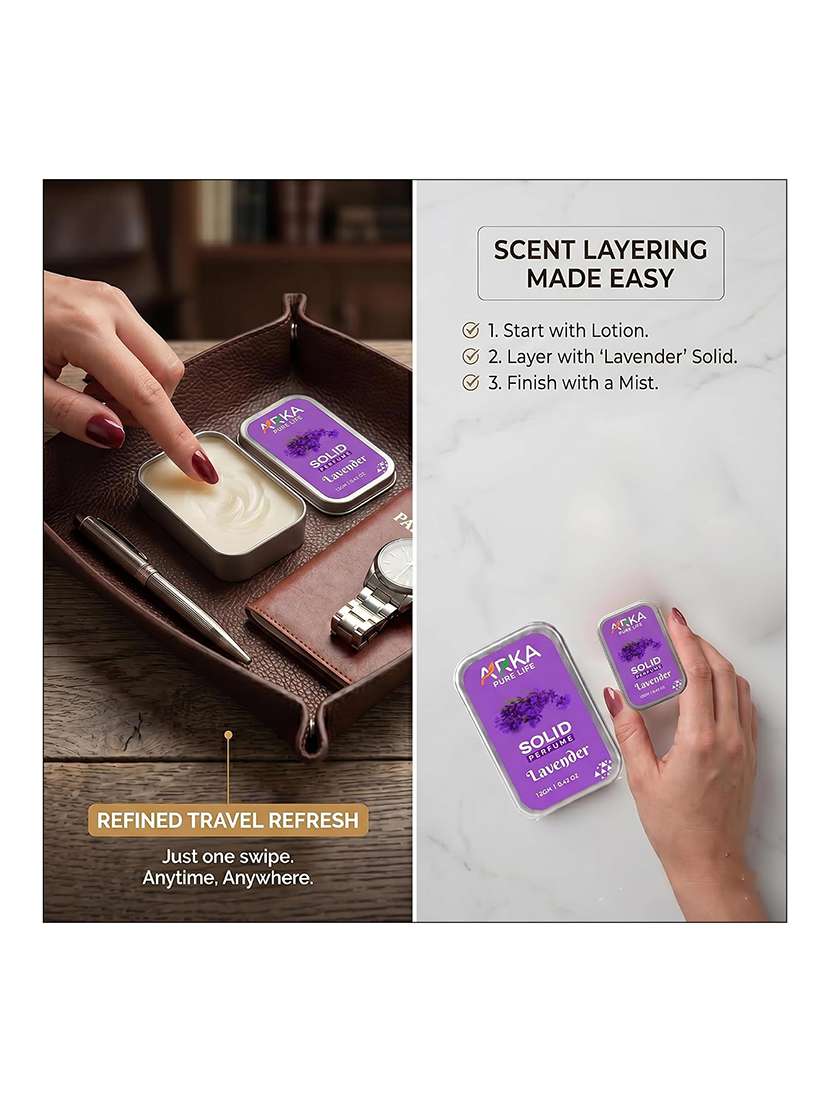 Arka Pure Life Premium Lavender Solid Perfume - 22699786 -  Standard Image - 3