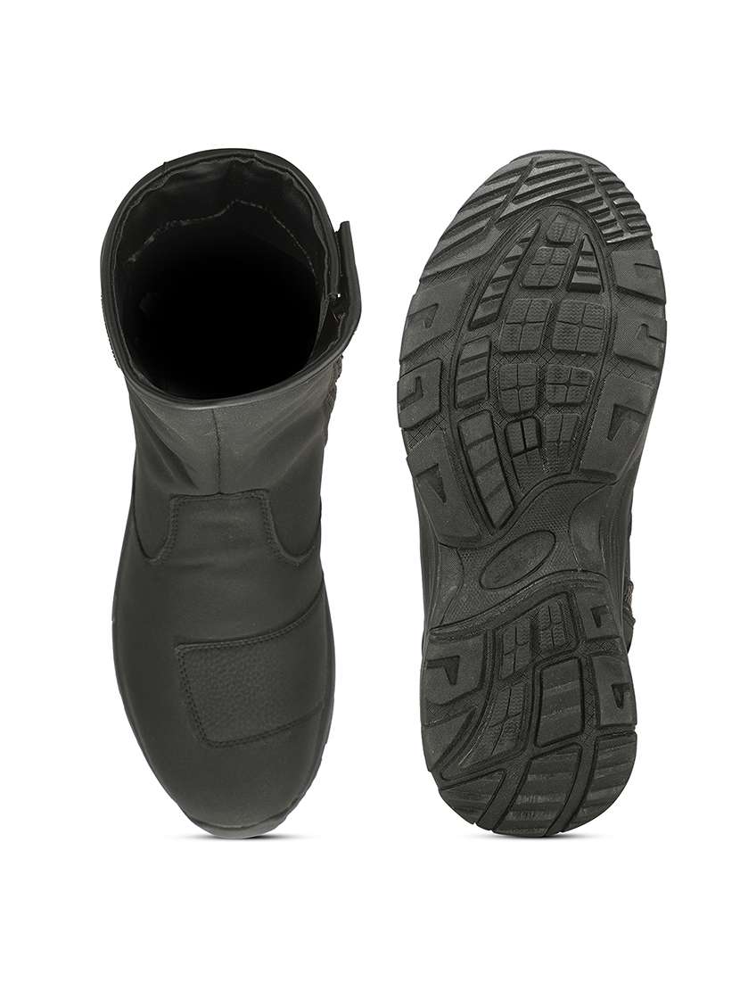 Men Black High Ankle Boot - 22700799 -  Standard Image - 5