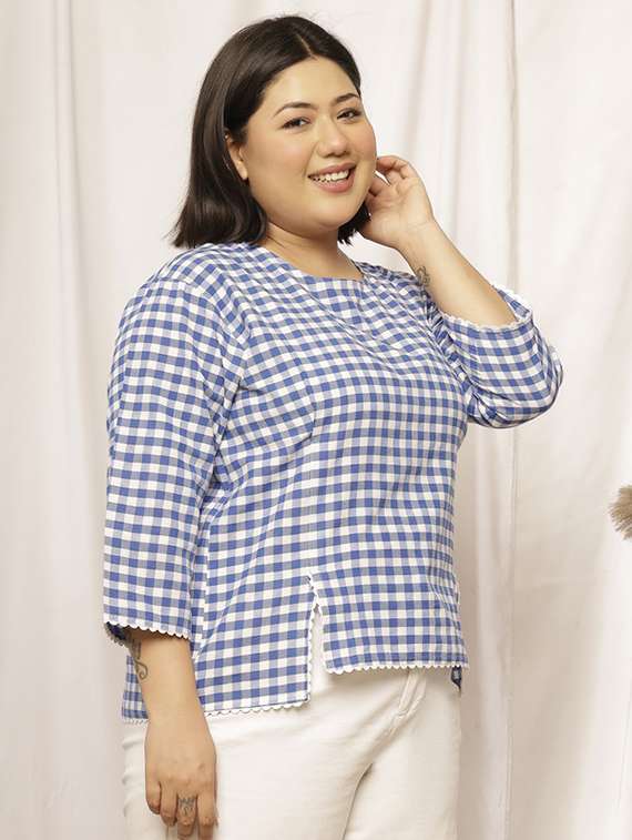 Women Printed Three Quarter Sleeves Regular Top - 22700815 -  Standard Image - 3
