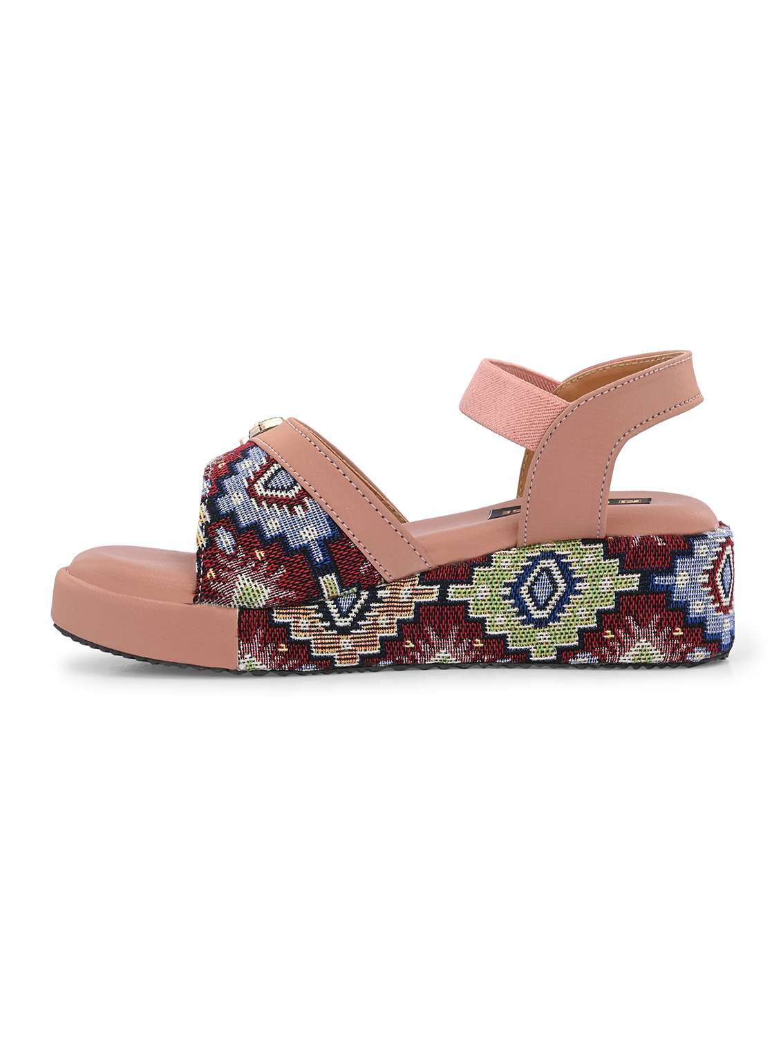 Women Embroidered Ankle Strap Wedges - 22701020 -  Standard Image - 3
