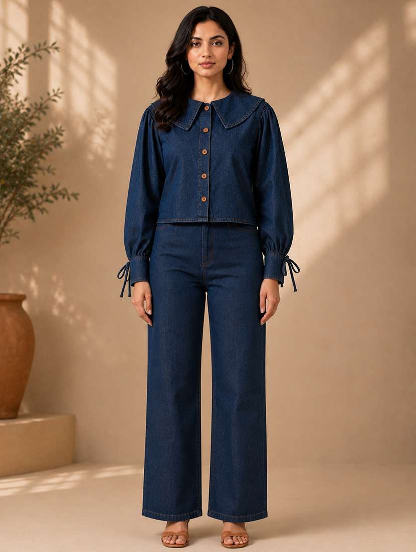 Women Solid Long Sleeves Regular Shirt - 22702486 -  Standard Image - 3