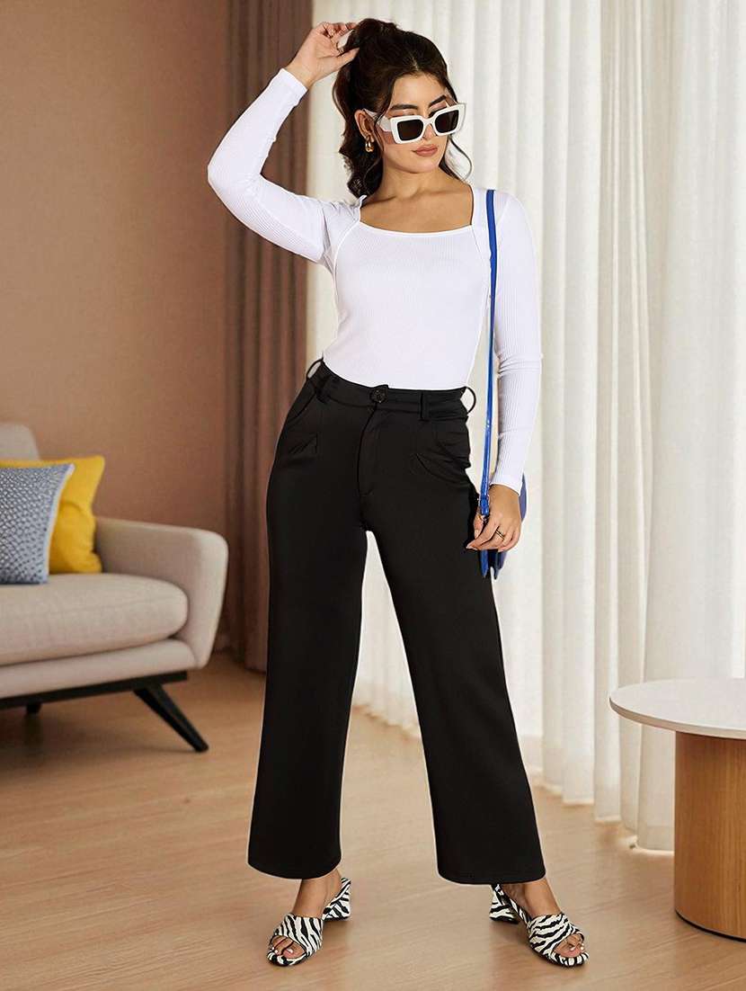 Women Solid Long Sleeves Regular Top - 22702820 -  Standard Image - 5