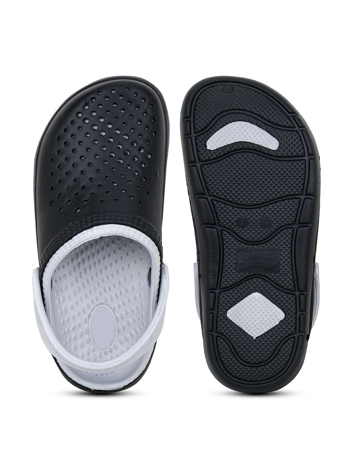 Men Black Slip On Clog - 22702933 -  Standard Image - 5