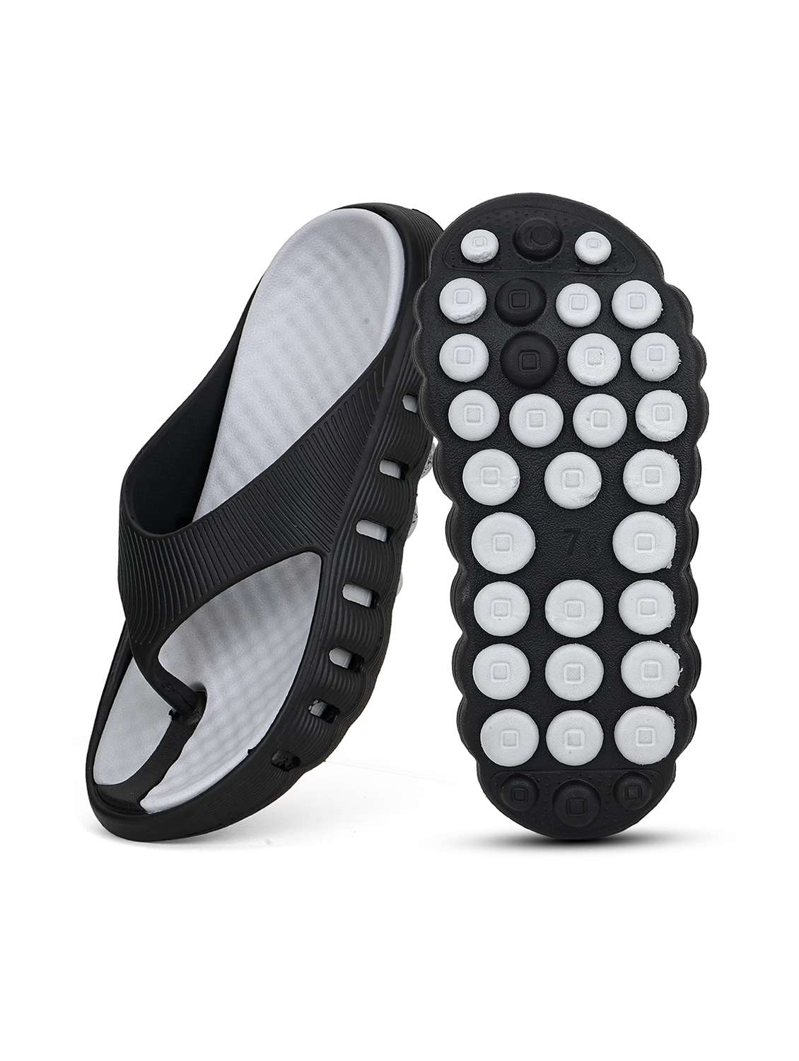 Men Solid Toe Separator Flip Flop - 22702953 -  Standard Image - 5