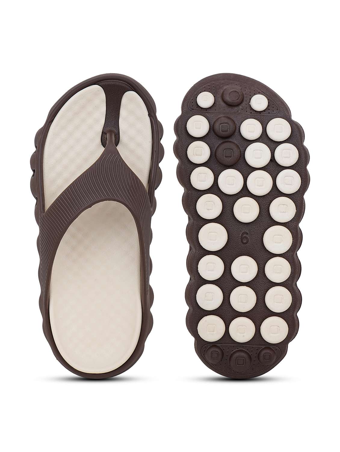 Men Solid Toe Separator Flip Flop - 22702954 -  Standard Image - 5