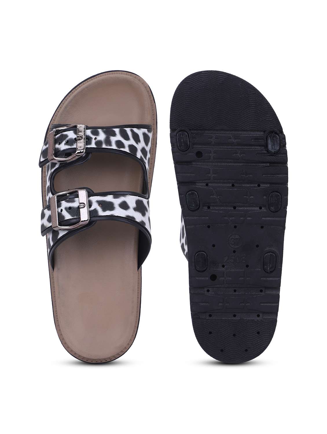 Women Printed Slip On Slides - 22702964 -  Standard Image - 5