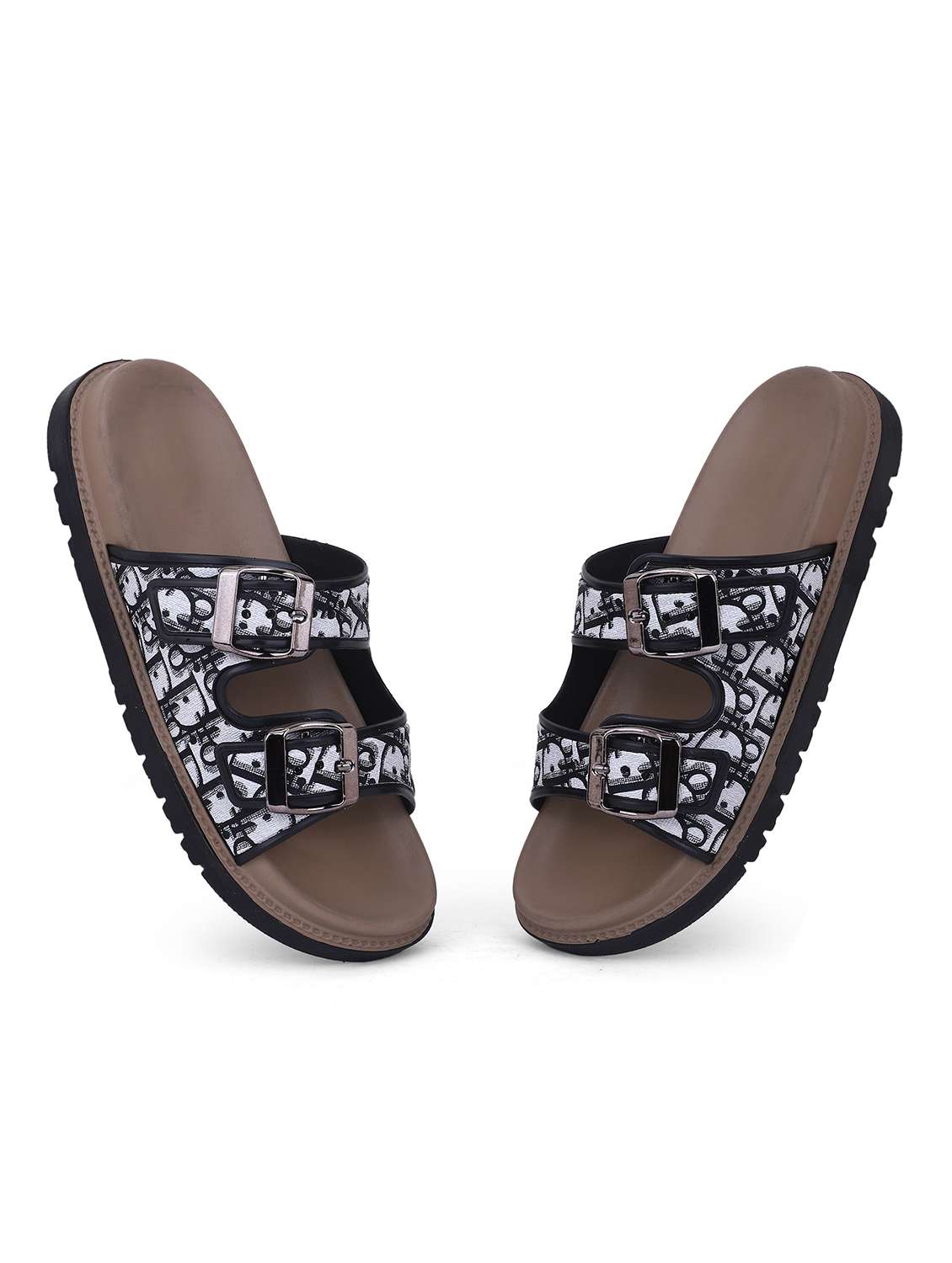 Women Printed Slip On Slides - 22702967 -  Standard Image - 3