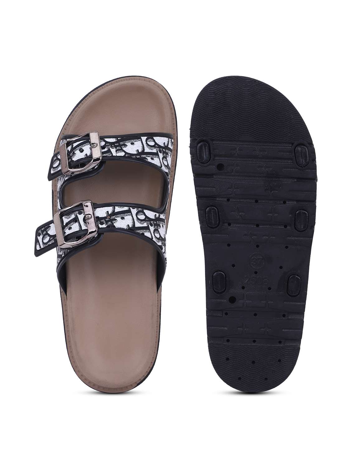 Women Printed Slip On Slides - 22702967 -  Standard Image - 5