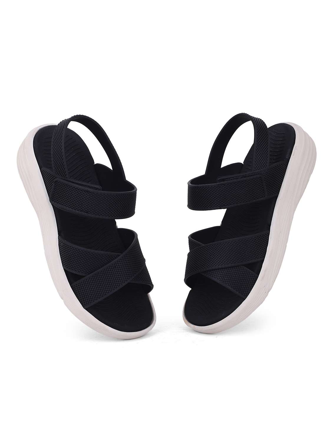 Women Solid Back Strap Sandal - 22702975 -  Standard Image - 3