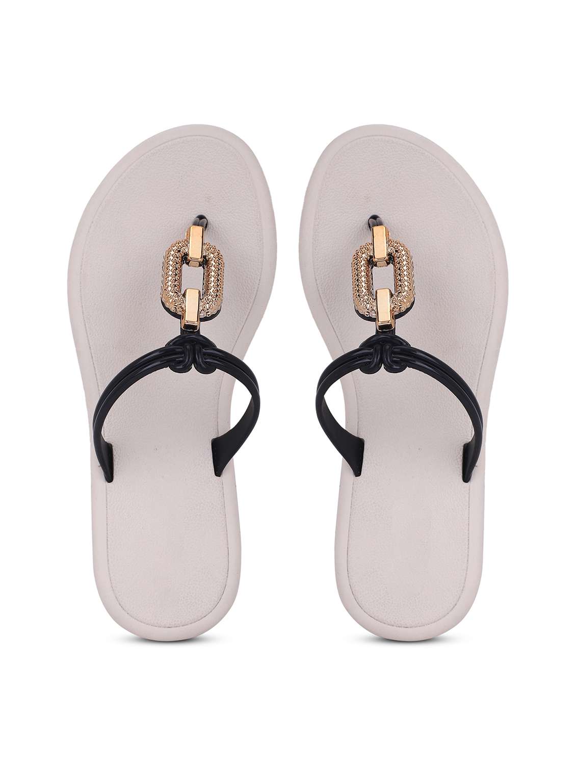 Women Embellished Toe Separator Slipper - 22702987 -  Standard Image - 3