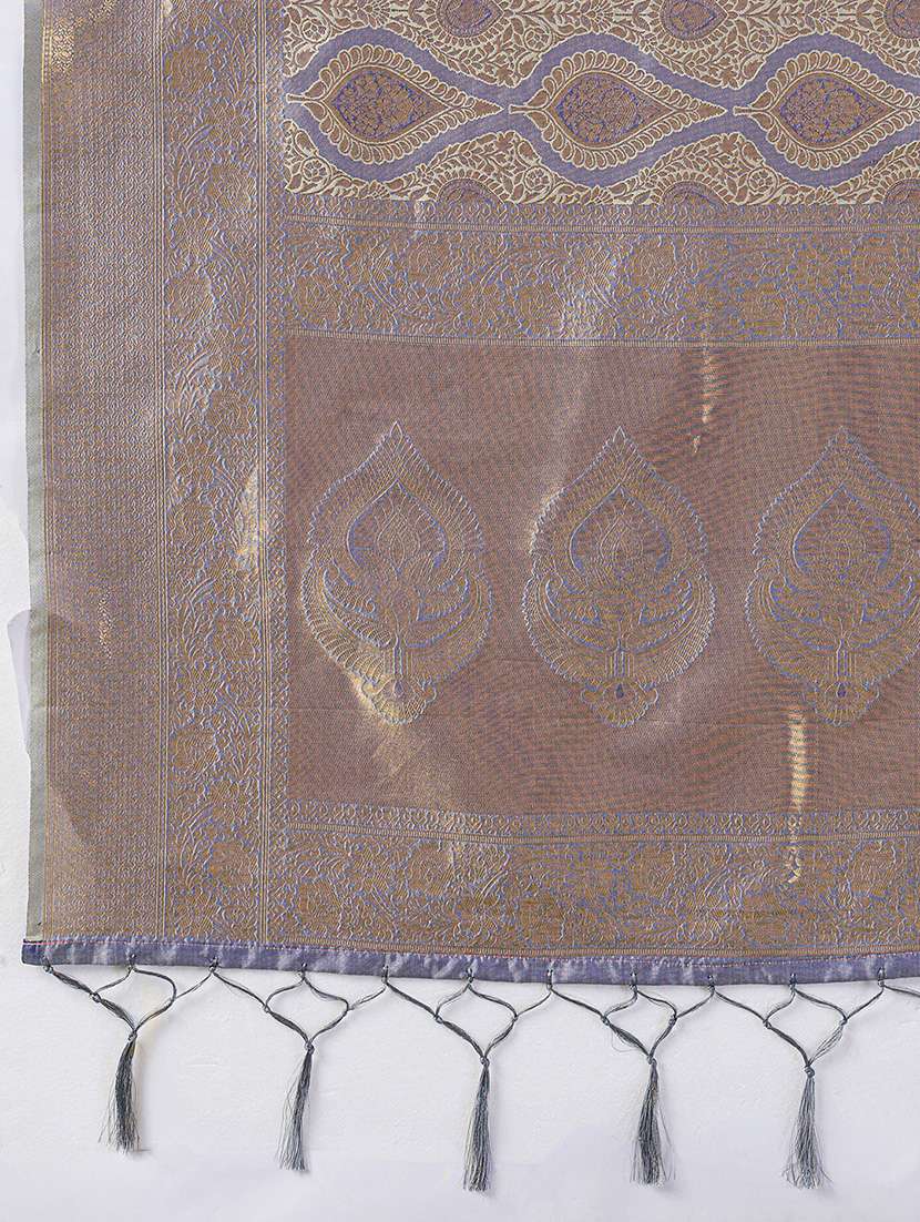 Women Self Design Banarasi Saree With Blouse - 22703501 -  Standard Image - 5