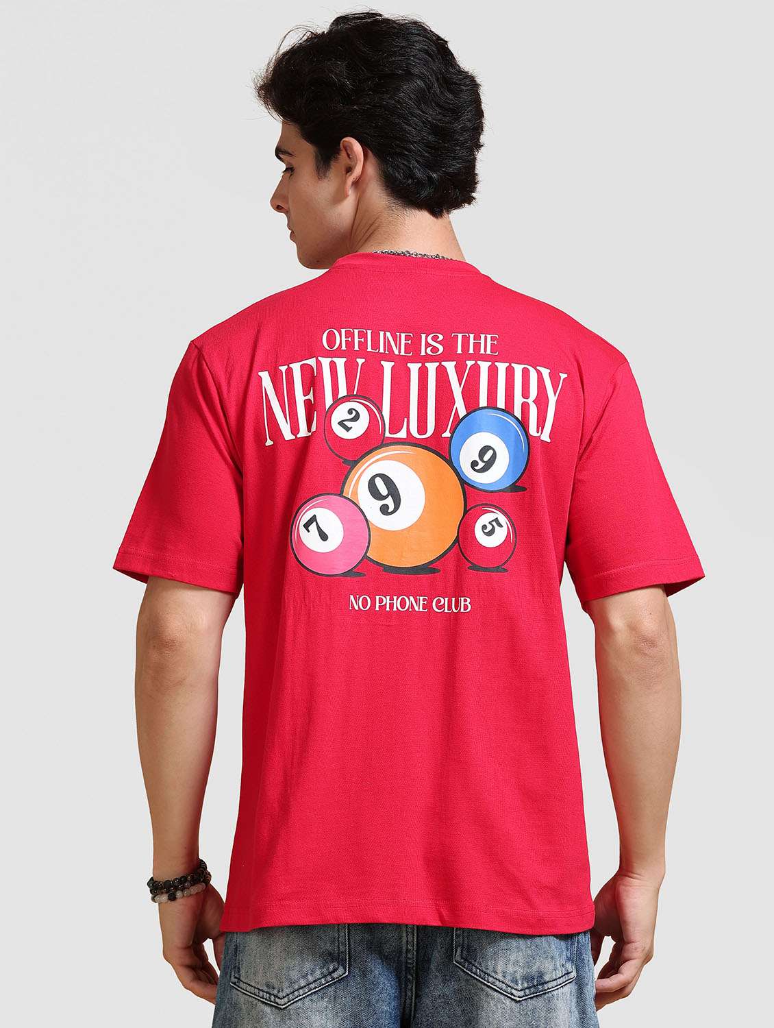Men Printed Short Sleeve Loose Fit T-shirt - 22704355 -  Standard Image - 3