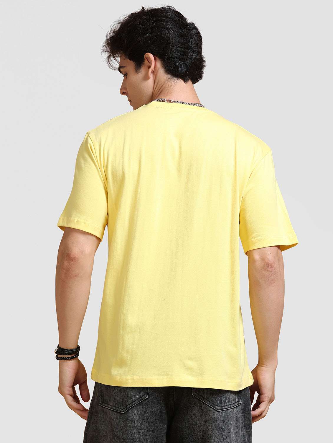 Men Printed Short Sleeve Loose Fit T-shirt - 22704356 -  Standard Image - 3
