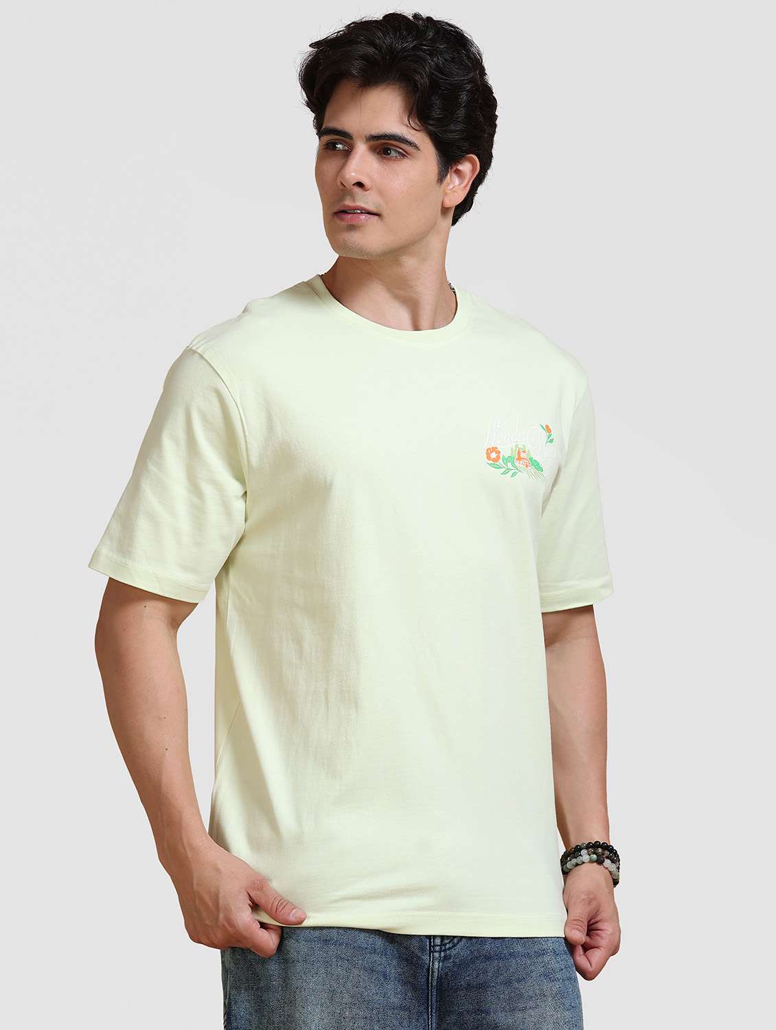 Men Printed Short Sleeve Loose Fit T-shirt - 22704365 -  Standard Image - 3