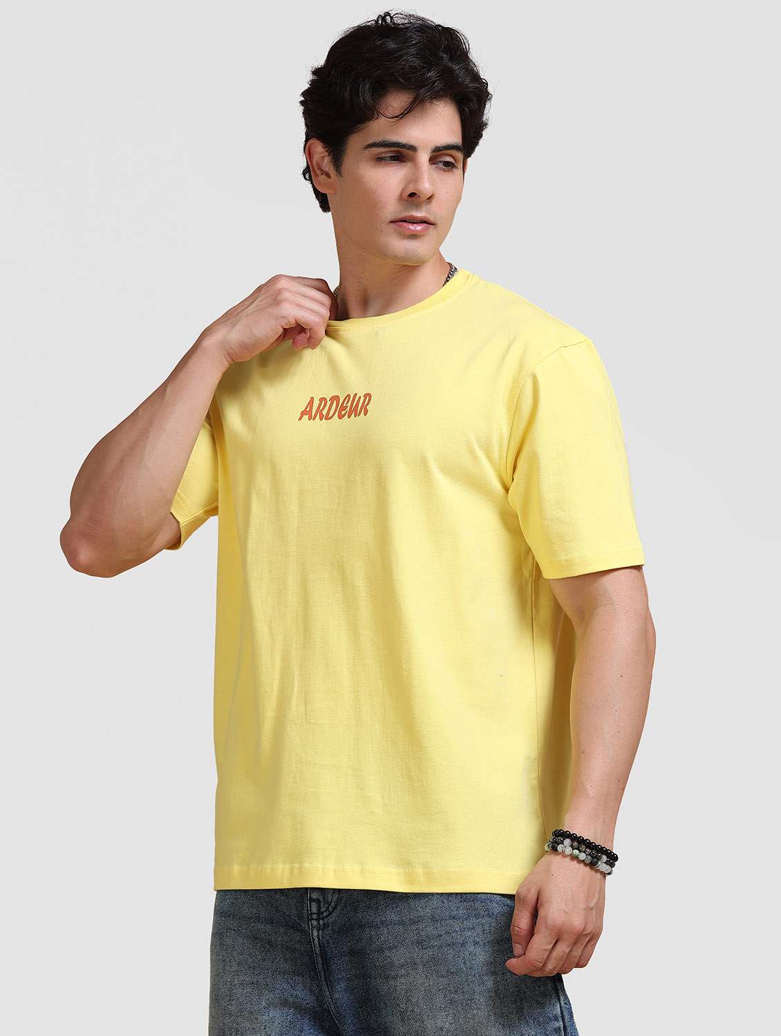 Men Printed Short Sleeve Loose Fit T-shirt - 22704379 -  Standard Image - 3