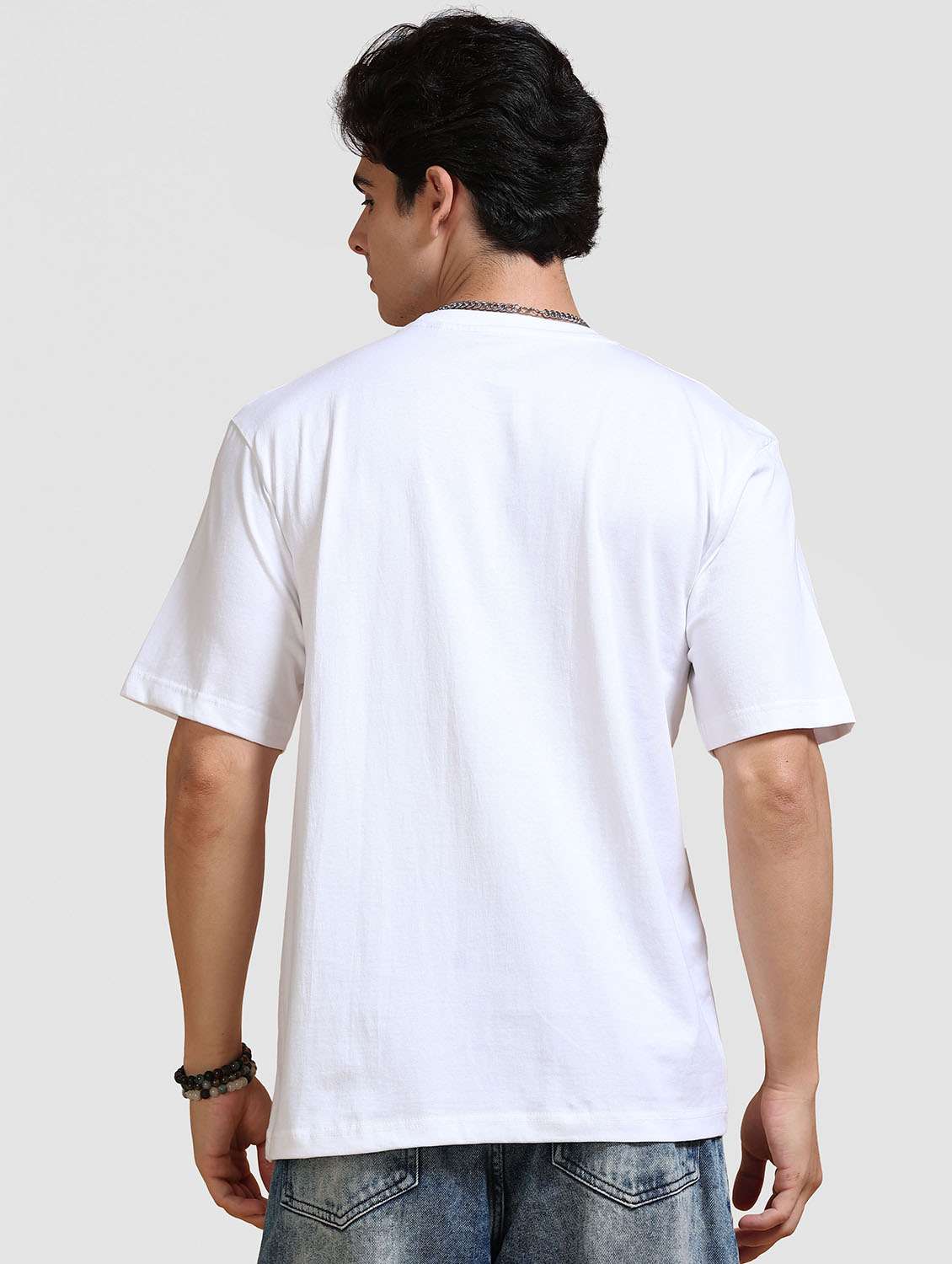 Men Printed Short Sleeve Loose Fit T-shirt - 22704380 -  Standard Image - 3