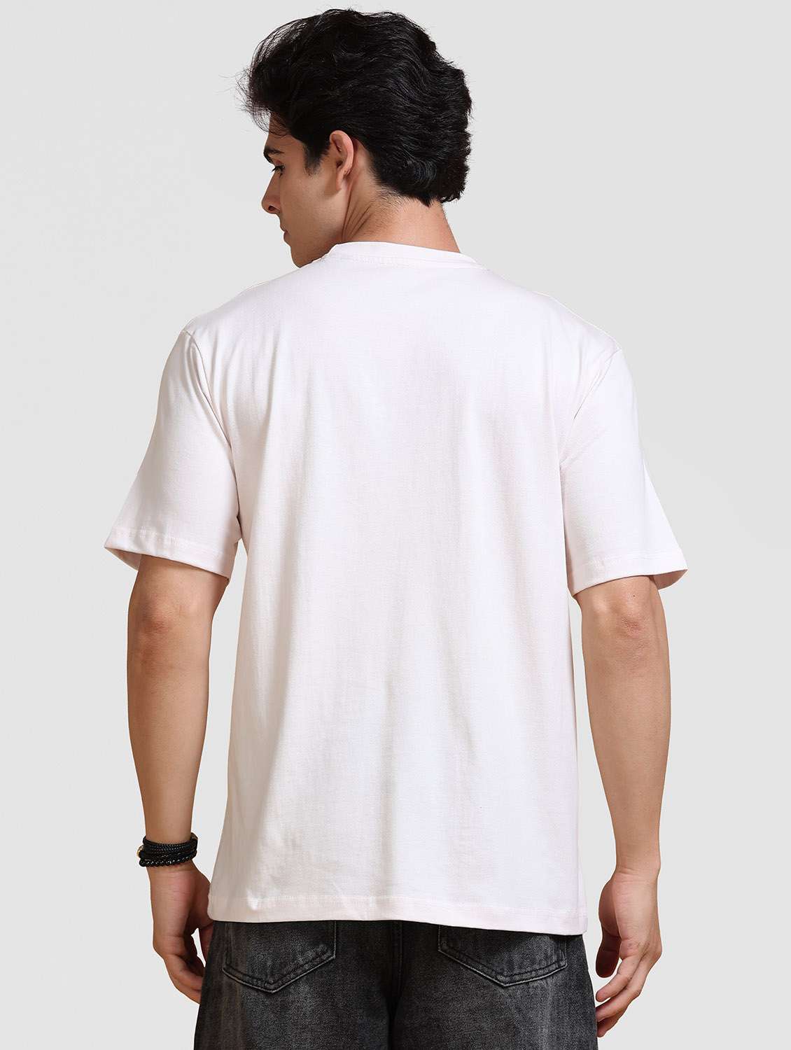 Men Printed Short Sleeve Loose Fit T-shirt - 22704381 -  Standard Image - 3