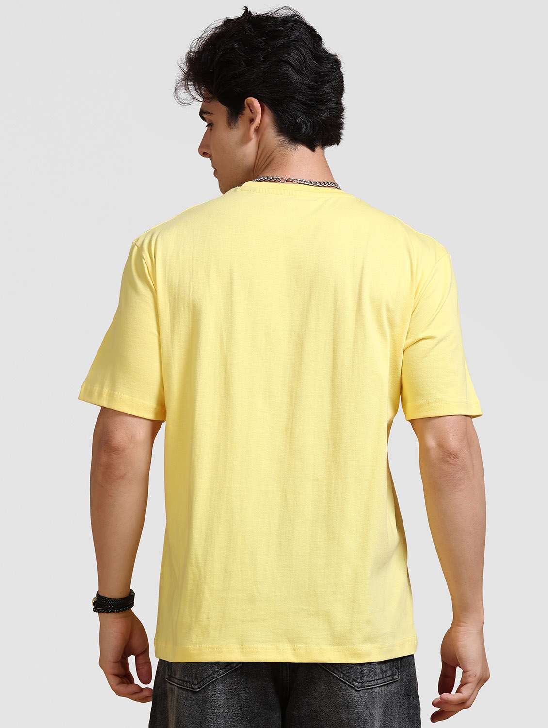 Men Printed Short Sleeve Loose Fit T-shirt - 22704382 -  Standard Image - 3