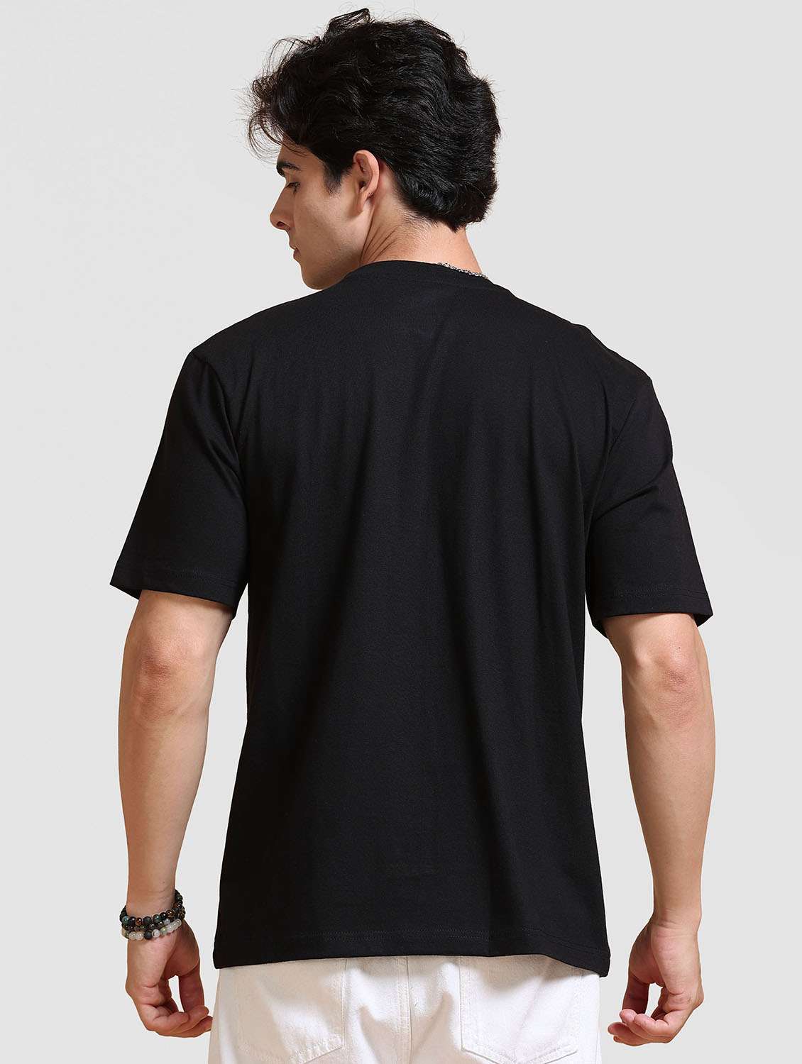 Men Printed Short Sleeve Loose Fit T-shirt - 22704383 -  Standard Image - 3