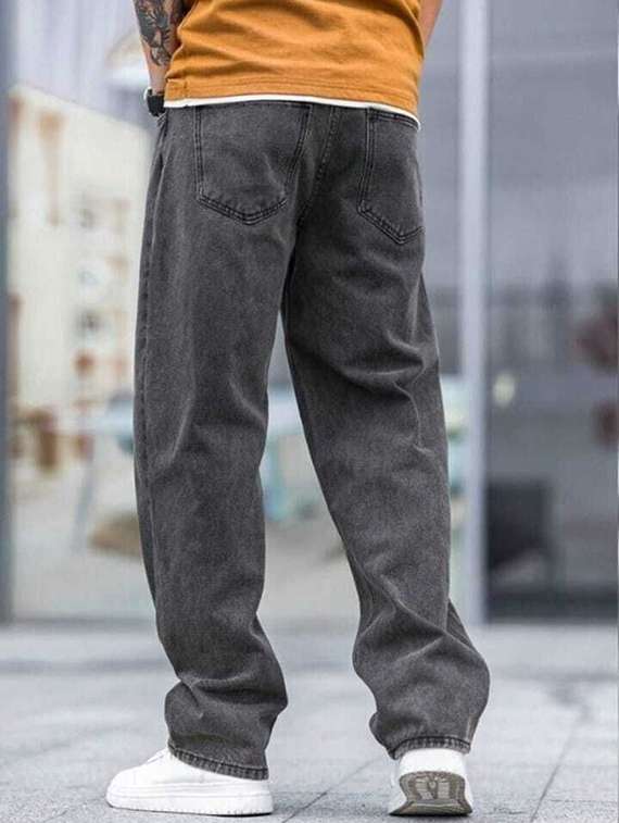 Men Washed Mid Rise Full Length Relaxed Fit Jeans - 22704803 -  Standard Image - 3