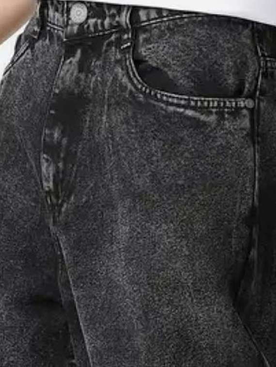 Men Washed Mid Rise Full Length Baggy Jeans - 22704831 -  Standard Image - 3